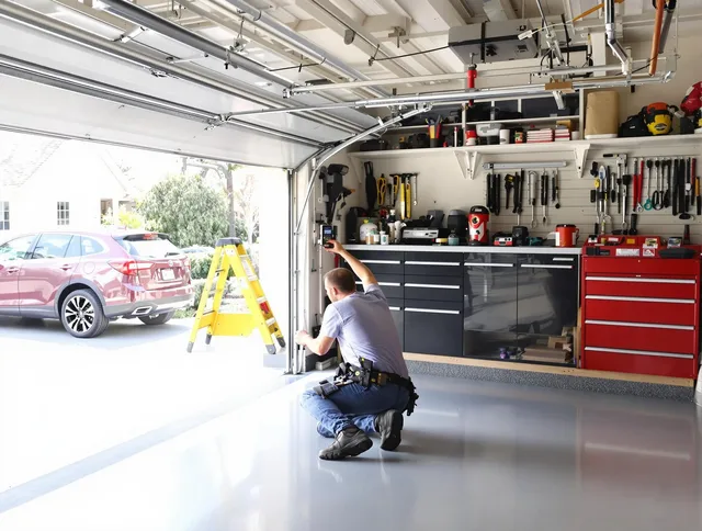 Local garage door repair service by Stow Garage Door Repair in Stow