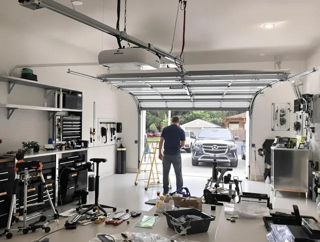 Garage door opener installation by Stow Garage Door Repair in Stow