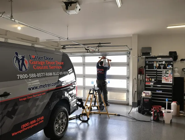Stow Garage Door Repair team performing same-day garage door repair in Stow